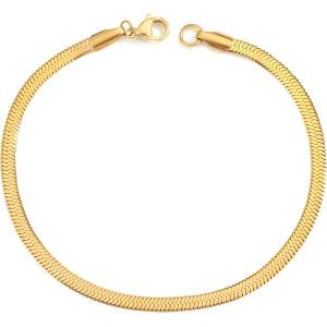 HARAHU Гривна SI-28537 - Златна / 3mm KP28537