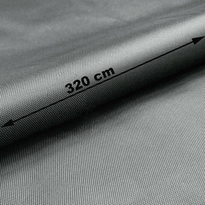 Vodu odpuzující oxfordová látka s teflonovou úpravou, 165 g/m², šíře 320 cm, šedá