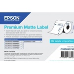 Epson C33S045740 Premium Matte, за ColorWorks, 105x210mm, 282 бр. , бели самозалепващи етикети (C33S045740)