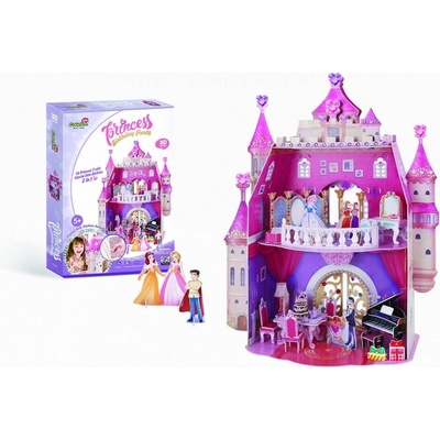 CubicFun 3D puzzle s drahokamy Princeznin zámek 95 ks