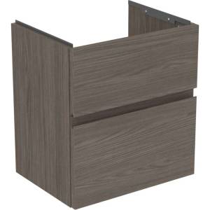 Ideal Standard Finesse - Шкафче за умивалник, 50x38x55 см, 2 чекмеджета, Dark Elm E3378UR (E3378UR)