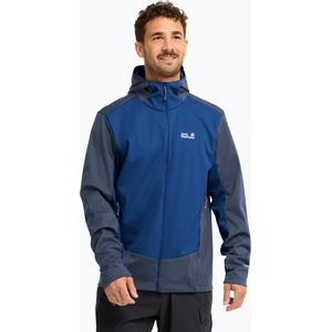Jack Wolfskin Мъжко софтшел яке Jack Wolfskin Skyvail blue orchid