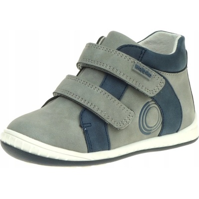 Wojtyłko kotníkové boty polobotky nad kotník na suchý zip kůže