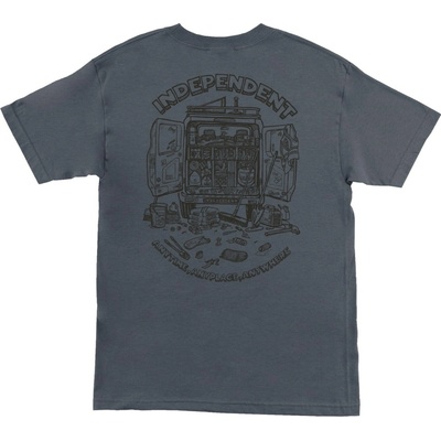 Independent tričko Anytime Anyplace Anywhere S/S Heavyweight Charcoal 159886