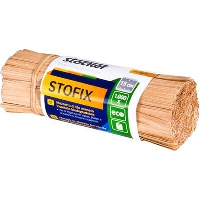 Drát vázací obalený papírem Stofix 15 cm Stocker (1000 ks)