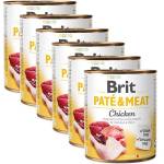 Brit Консерва Brit Paté & Meat Пиле 6 x 800 г