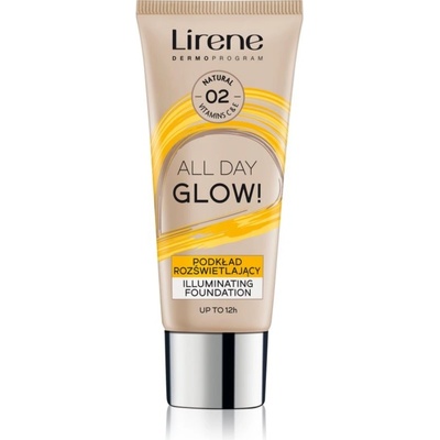 Lirene Vitamin C rozjasňující fluidní make-up pro dlouhotrvající efekt 2 Natural 30 ml