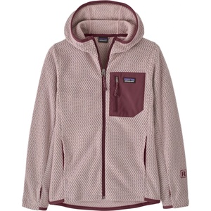 Patagonia Детско поларено яке Patagonia Kid's R1 Air Full-Zip Hoody Fleece jacket - Pink Frost - размер XS (703-4108-1511)
