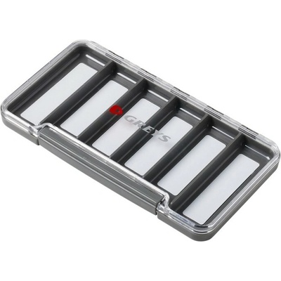 Greys Slim Waterproof Fly Box 6 priehradok