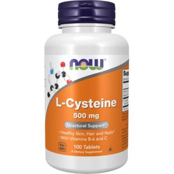 Image 1 of NOW L-Cysteine 500 mg [100 Таблетки]