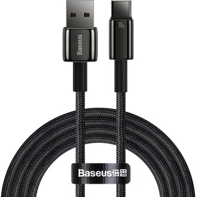 Baseus CAWJ000101 Type - C Tungsten Gold series 480Mb/s, 100W, 2m, černý