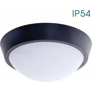 VIVALUX LED плафониера POLKA 18W - черен, 4000K, IP54 | Влагозащитена LED плафониера Vivalux (VIV004744)