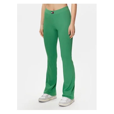 Tommy Jeans Текстилни панталони Badge DW0DW15373 Зелен Regular Fit (Badge DW0DW15373)