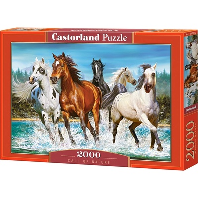 Castorland Běžící koně 2000 dílků