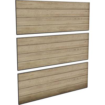 Sada 3 plotových panelů Keter DECO Ashwood (jasan)