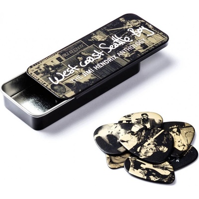 Dunlop JHPT10H Jimi Hendrix West Coast Boy Pick Tin