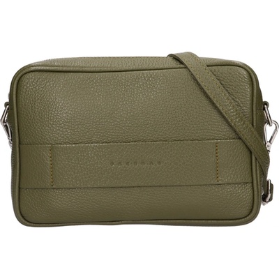 Facebag Trendy dámská kožená crossbody kabelka Martes olivová