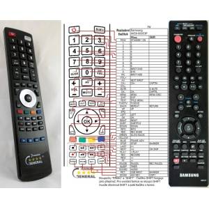 GENERAL SAMSUNG AK59-00053P - съвместимо дистанционно управление на марката General (AK59-00053P) Дистанционно