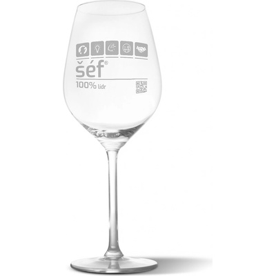 Sablio Sklenička na víno Šéf 490 ml