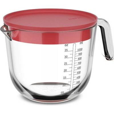 Mepal Skleněná odměrka s víkem - Coral 1000ml