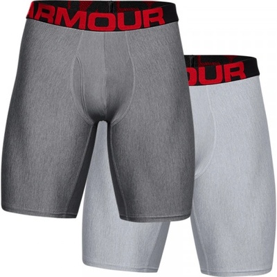 Under Armour Мъжки боксерки Under Armour Men's UA Tech 9in Boxerjock 2-Pack - Сив