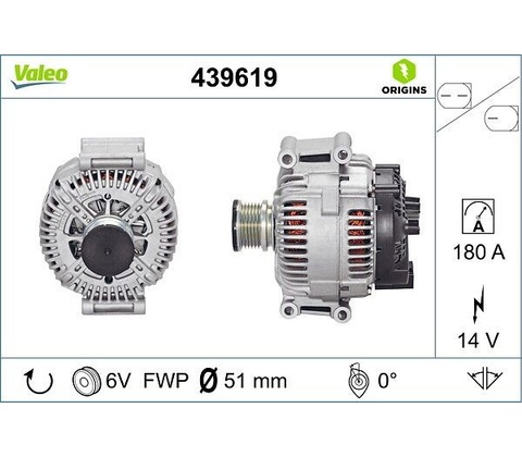 Generátor VALEO 439619