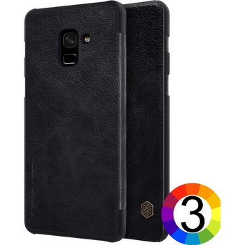 Image 1 of Samsung Galaxy A8 (2018) Nillkin Кожен Калъф и Протектор