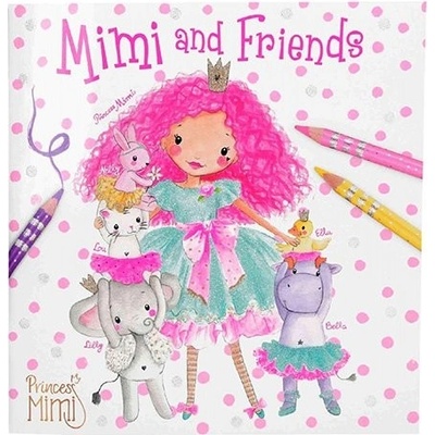 Omalovánky Princess Mimi Princezna Mimi a přátelé