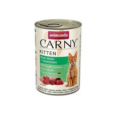 Animonda Carny Kitten вкус: говеждо, пилешко и заешко 400 г