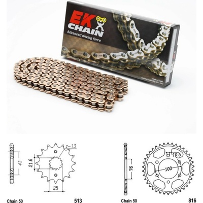 EK Chain Řetězová sada Suzuki RF 900 RR 94-00