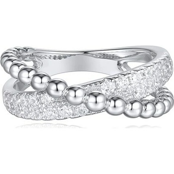 Silverino Prsteň so zirkónmi 8727