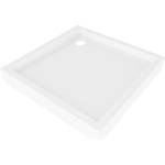 Mexen Flow+ квадратен поддушов басейн 80 x 80 см, бял блясък - 46S108080H (46S108080H)