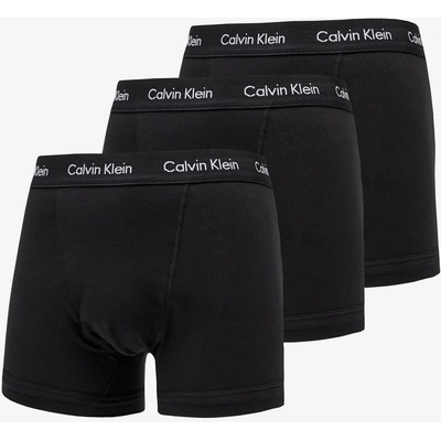 Calvin Klein 3 Pack Low Rise Trunks Black