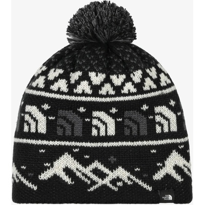 The North Face Cabin Ski Tuke tnf black jacquard/pom
