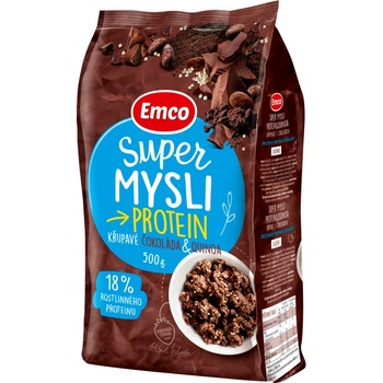 Emco Super mysli protein & quinoa s čokoládou 500 g