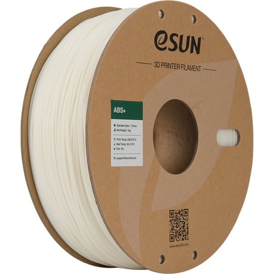 eSUN ABS+ White - 1, 75 mm / 1000 g (ABS+175W1P1)