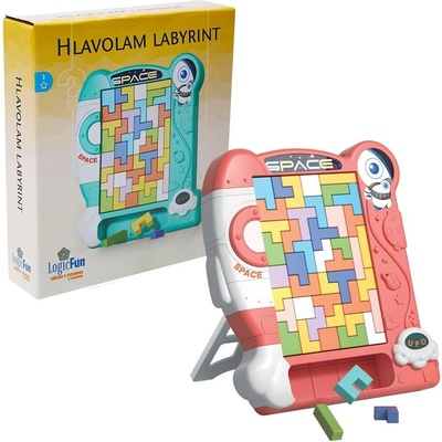 Sparkys Drevený hlavolam logické puzzle