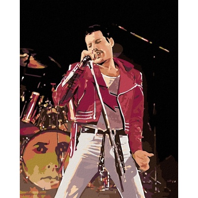 zuty Malování podle čísel Freddie na pódiu 80 x 100 cm bez rámu a bez vypnutí plátna 8596530001980