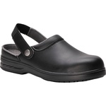 Portwest steelite safety clog sb ae wru fw82 / Предпазен сандал sb ae wru - черен 34 (fw82bkr34)
