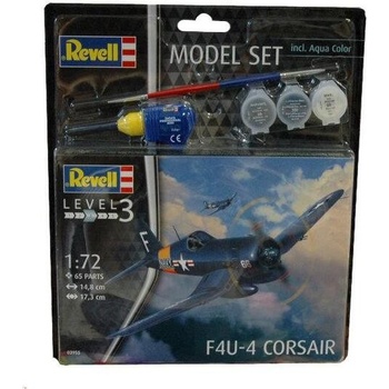 Revell model set plane 63955 F Corsair 1:72