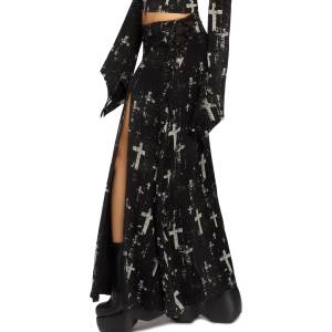 KILLSTAR дамска пола KILLSTAR - Tenebris Chapel - Black/Grey - KSRA014385