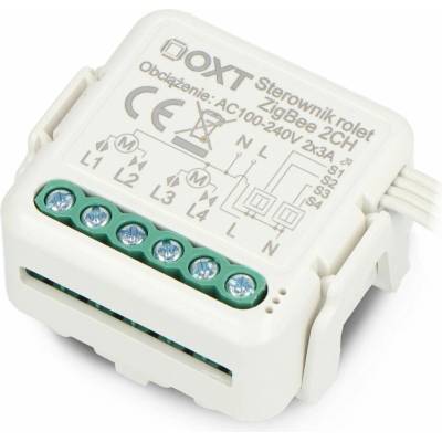 Tuya – 2kanálový mini ovladač rolet ZigBee – aplikace pro Android/iOS – OXT SWTZ28
