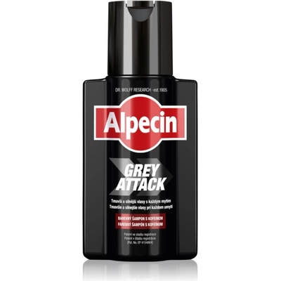 Alpecin Grey Attack шампоан с кофеин срещу побеляване на косата за мъже 200ml
