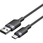 Vention USB-A 2.0/M - USB-C/M, 2 m, (черен, 3A), кабел