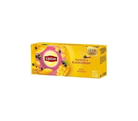 Lipton Mango with Blackcurrant 20 sáčkov