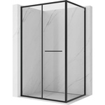Mexen Linea плъзгаща се душ кабина 85 x 90 см, прозрачна, черна - 8E1-085-090-70-70 (8E1-085-090-70-70)
