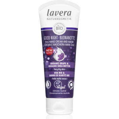 Lavera Good Night ревитализиращи крем и маска за ръце 75ml
