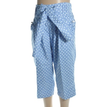 detské 3/4 nohavice malé srdiečka Modrá