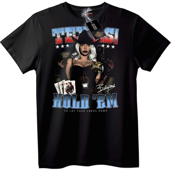 NOONEBRAND Тениска Тексаско Покер - 6XL, Black