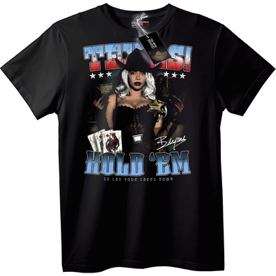 NOONEBRAND Тениска Тексаско Покер - 6XL, Black